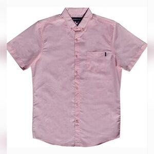 Men's Pink Casual Button Down Shirt